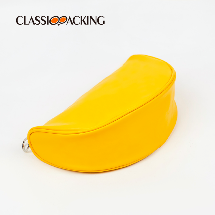 yellow make up bag bottom angle